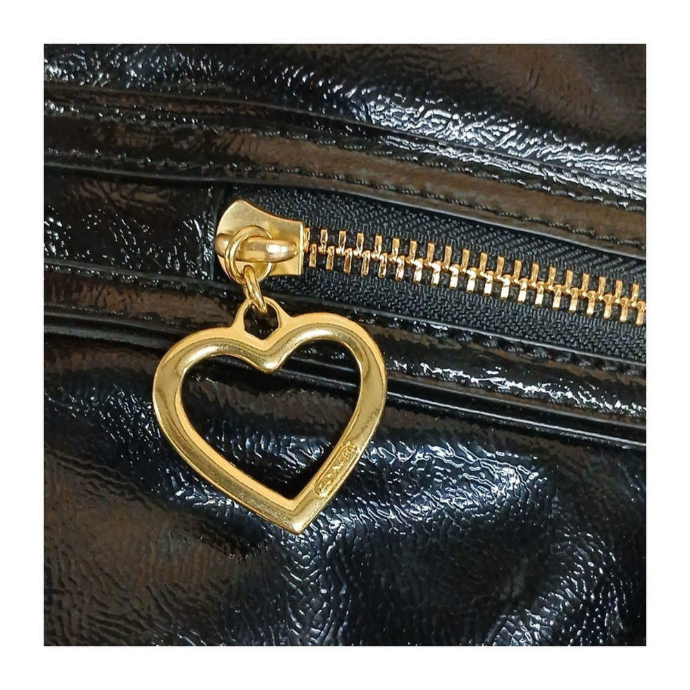 Coach Poppy Daisy Patent Leather Gloss Shoulder Bag - Picture 8 of 8